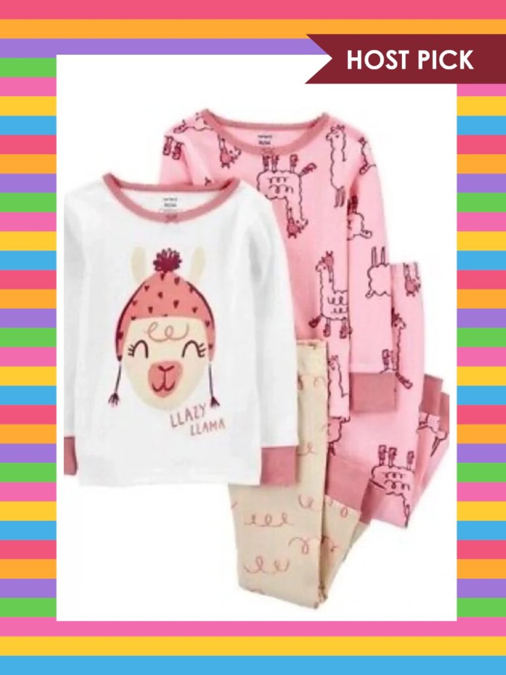 Carter’s Llama Pajamas Set (3T) - NWT